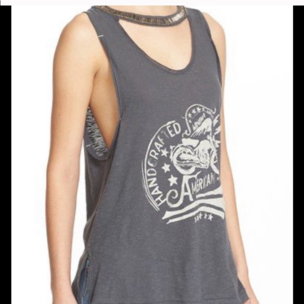 Free People Embellished Rocker Tank - Picture 3 of 4